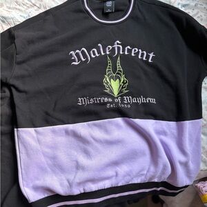 Maleficent Black and Purple Sweater